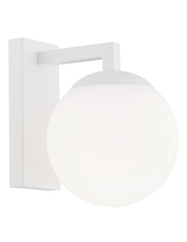 Argon ASPEN kinkiet 1 pł. 1x15W (max) opal mat biały struktura 3733