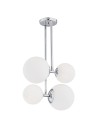 Argon ASPEN lampa wisząca 4 pł. 4x15W (max) opal mat chrom 1646