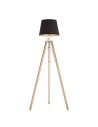 Argon ASTER lampa podłogowa 1 pł. 1x15W (max) czarny drewno naturalne 3421