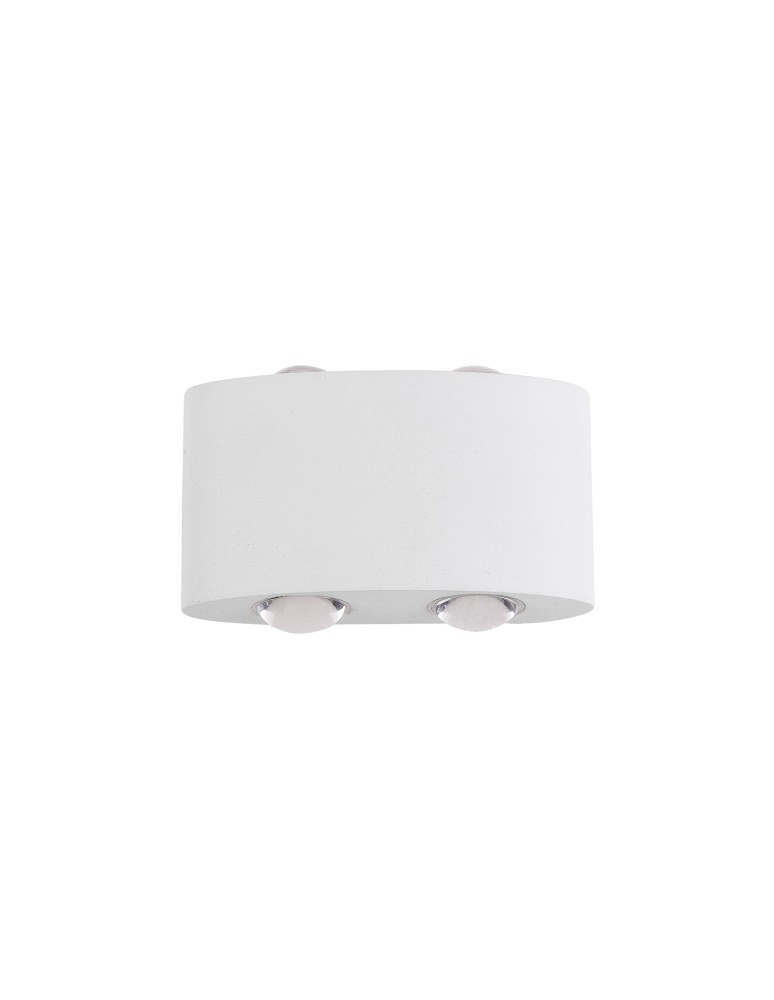 Kinkiety zewnętrzne - ITALUX GILBERTO Kinkiet Biały LED 3000K IP54 PL-261W - product kolory-swiatla.pl 2