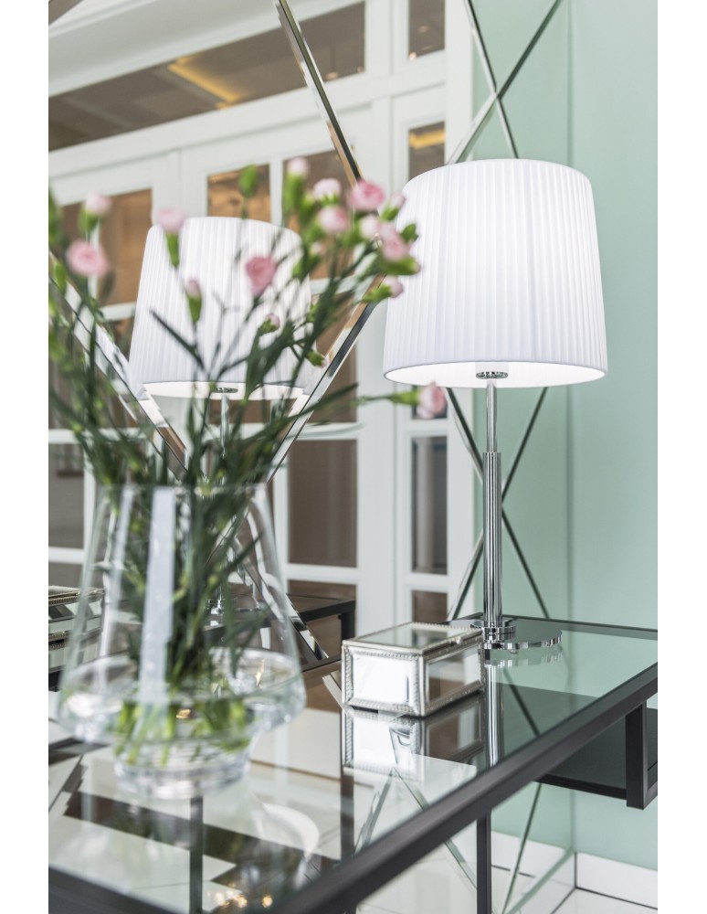 Argon ASTI lampa stołowa 1 pł. 1x15W (max) biały chrom 3847 Argon ASTI lampa stołowa 1 pł. 1x15W (max) biały chrom 3847