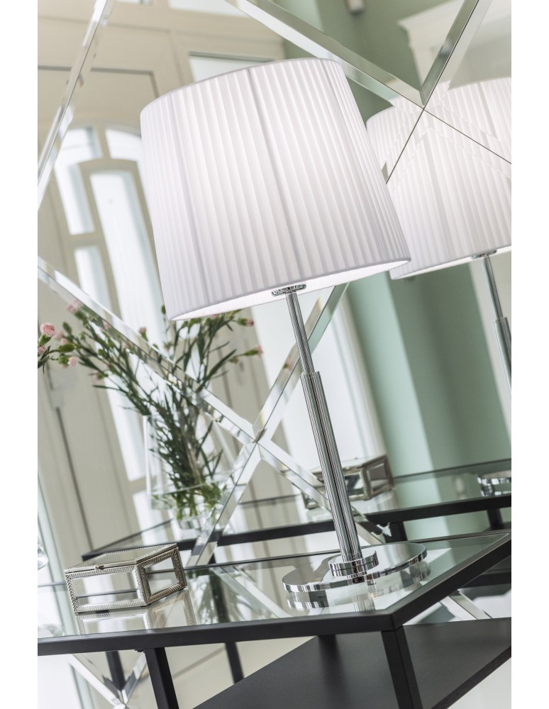 Argon ASTI lampa stołowa 1 pł. 1x15W (max) biały chrom 3847 Argon ASTI lampa stołowa 1 pł. 1x15W (max) biały chrom 3847