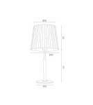 Argon ASTI lampa stołowa 1 pł. 1x15W (max) biały chrom 3847 Argon ASTI lampa stołowa 1 pł. 1x15W (max) biały chrom 3847