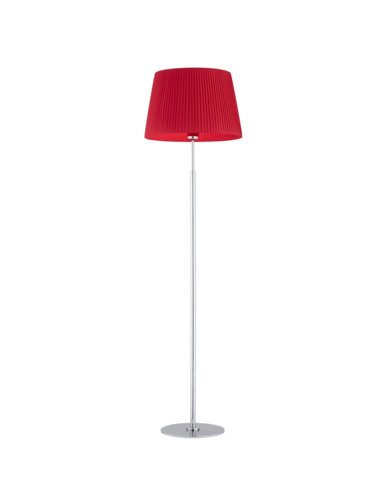 Argon ASTI lampa podłogowa 1 pł 1x15W (max) czerwony chrom 3848