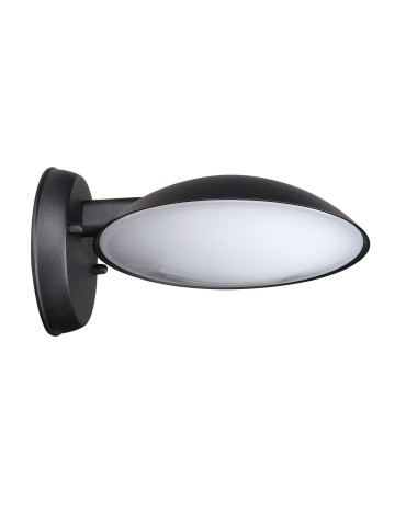 ITALUX PIOMBINO Kinkiet Czarny LED 3000K IP44 6691/BK-9