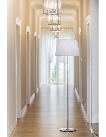 Argon ASTI lampa podłogowa 1 pł 1x15W (max) biały chrom 3849 - produkt 2