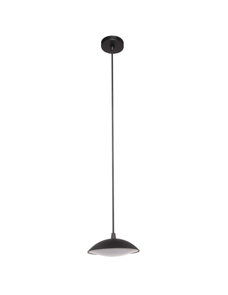 Lampy zewnętrzne wiszące - ITALUX PIOMBINO Wisząca Czarny LED 3000K IP44 6694/BK-9 - produkt kolory-swiatla.pl 1