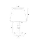 Argon ATRANI lampa stołowa 1 pł. 1x15W (max) śmietankowy stare złoto 8354 Argon ATRANI lampa stołowa 1 pł. 1x15W (max) śmietankowy stare złoto 8354