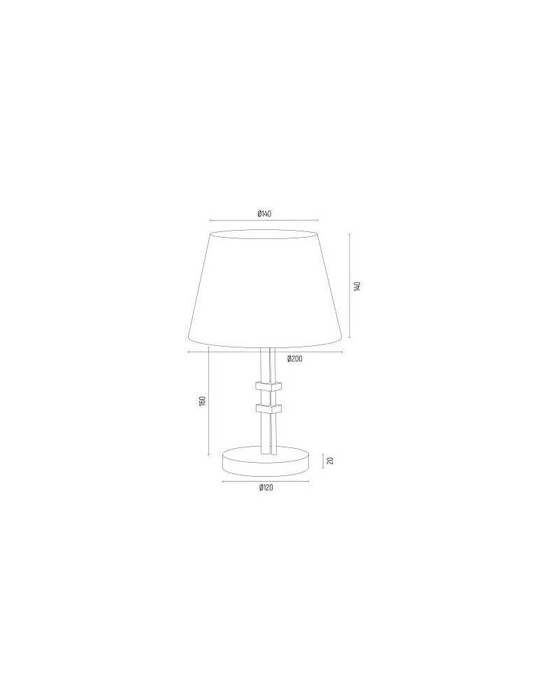 Argon ATRANI lampa stołowa 1 pł. 1x15W (max) śmietankowy stare złoto 8354 Argon ATRANI lampa stołowa 1 pł. 1x15W (max) śmietankowy stare złoto 8354