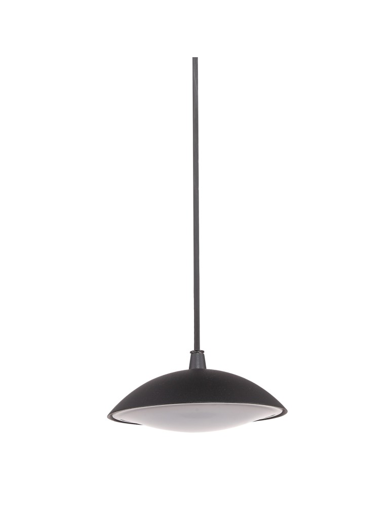 Lampy zewnętrzne wiszące - ITALUX PIOMBINO Wisząca Czarny LED 3000K IP44 6694/BK-9 - product kolory-swiatla.pl 2