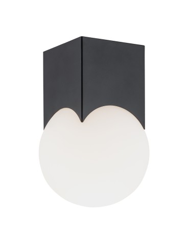 Argon AUSTIN plafon 1 pł. 1x7W (max) opal mat czarny mat 4713