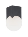Argon AUSTIN plafon 1 pł. 1x7W (max) opal mat czarny mat 4713