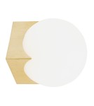 Kinkiety kule - Argon AUSTIN kinkiet 1 pł. 1x7W (max) opal mat mosiądz szczotkowany 4714 - product 1