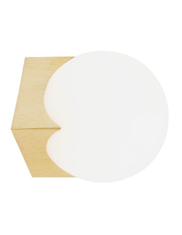 Argon AUSTIN kinkiet 1 pł. 1x7W (max) opal mat mosiądz szczotkowany 4714