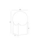 Argon AUSTIN lampa stołowa 1 pł. 1x7W (max) opal mat mosiądz szczotkowany 4720 Argon AUSTIN lampa stołowa 1 pł. 1x7W (max) opal mat mosiądz szczotkowany 4720