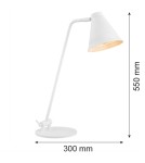 Argon AVALONE lampa biurkowa 1 pł. 1x15W (max) biały struktura 8000 Argon AVALONE lampa biurkowa 1 pł. 1x15W (max) biały struktura 8000