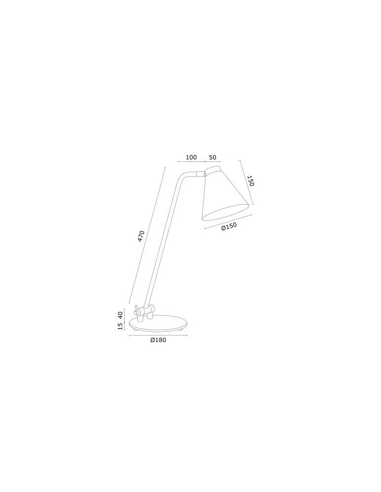 Argon AVALONE lampa biurkowa 1 pł. 1x15W (max) biały struktura 8000 Argon AVALONE lampa biurkowa 1 pł. 1x15W (max) biały struktura 8000