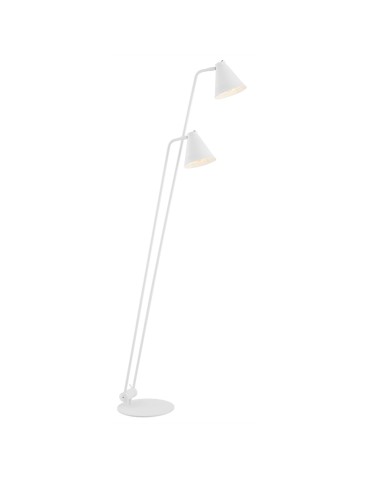 Argon AVALONE lampa podłogowa 2 pł. 2x15W (max) biały struktura 7076