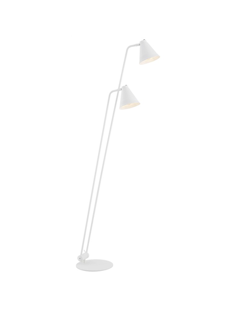 Argon AVALONE lampa podłogowa 2 pł. 2x15W (max) biały struktura 7076