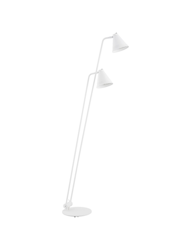 Argon AVALONE lampa podłogowa 2 pł. 2x15W (max) biały struktura 7076