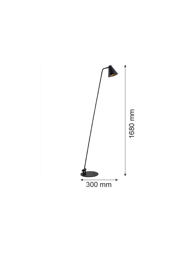 Argon AVALONE lampa podłogowa 1 pł. 1x15W (max) czarny struktura 8003 Argon AVALONE lampa podłogowa 1 pł. 1x15W (max) czarny struktura 8003