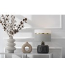 Argon BEJA lampa stołowa 1 pł. 1x15W (max) biało szary ze złotym dekorem szara podstawa połysk 4362 Argon BEJA lampa stołowa 1 pł. 1x15W (max) biało szary ze złotym dekorem szara podstawa połysk 4362