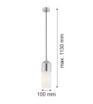 Argon BURGOS lampa wisząca 1 pł. 1x15W (max) opal mat chrom 4211 Argon BURGOS lampa wisząca 1 pł. 1x15W (max) opal mat chrom 4211