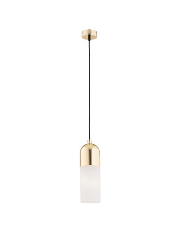 Argon BURGOS lampa wisząca 1 pł. 1x15W (max) opal mat mosiądz 4212