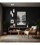 Argon BURGOS lampa wisząca 3 pł. okrągła podsufitka 3x15W (max) opal mat mosiądz 1466 Argon BURGOS lampa wisząca 3 pł. okrągła podsufitka 3x15W (max) opal mat mosiądz 1466