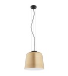 Lampy wiszące pojedyncze - Argon BERKLEY lampa wisząca 1 pł. 1x15W (max) złoty biały 4690 - product 2
