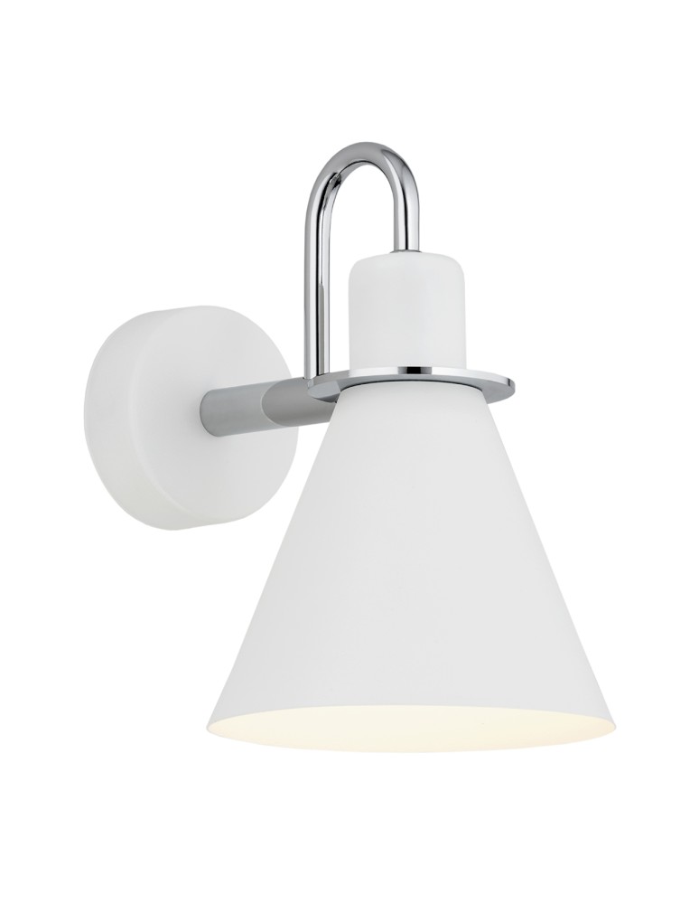 Argon BEVERLY kiniet 1 pł. 1x15W (max) biały struktura elementy chromowane 4705 Argon BEVERLY kiniet 1 pł. 1x15W (max) biały struktura elementy chromowane 4705