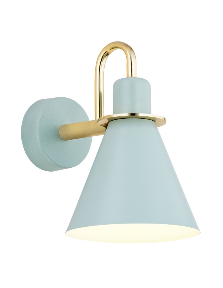 Argon BEVERLY kiniet 1 pł. 1x15W (max) błękit mat elementy mosiądzowane 4706 Argon BEVERLY kiniet 1 pł. 1x15W (max) błękit mat elementy mosiądzowane 4706
