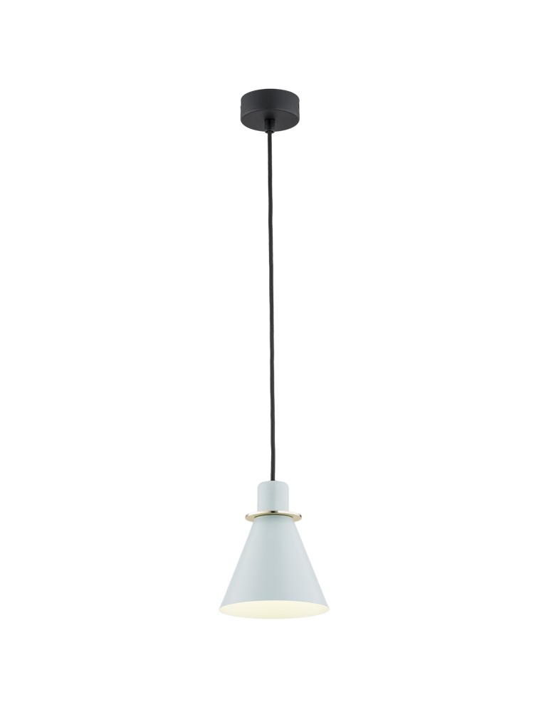 Argon BEVERLY lampa wisząca 1 pł. 1x15W (max) błękit mat elementy mosiądzowane 4682 Argon BEVERLY lampa wisząca 1 pł. 1x15W (max) błękit mat elementy mosiądzowane 4682