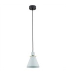 Argon BEVERLY lampa wisząca 1 pł. 1x15W (max) błękit mat elementy mosiądzowane 4682 Argon BEVERLY lampa wisząca 1 pł. 1x15W (max) błękit mat elementy mosiądzowane 4682