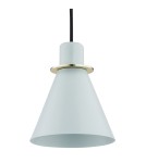 Argon BEVERLY lampa wisząca 1 pł. 1x15W (max) błękit mat elementy mosiądzowane 4682 Argon BEVERLY lampa wisząca 1 pł. 1x15W (max) błękit mat elementy mosiądzowane 4682