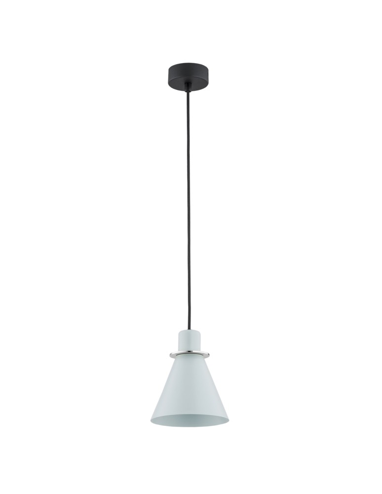 Argon BEVERLY lampa wisząca 1 pł. 1x15W (max) błękit mat elementy chromowane 4683 Argon BEVERLY lampa wisząca 1 pł. 1x15W (max) błękit mat elementy chromowane 4683
