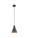 Argon BEVERLY lampa wisząca 1 pł. 1x15W (max) czarny struktura elementy mosiądzowane 4687 Argon BEVERLY lampa wisząca 1 pł. 1x15W (max) czarny struktura elementy mosiądzowane 4687