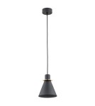 Argon BEVERLY lampa wisząca 1 pł. 1x15W (max) czarny struktura elementy mosiądzowane 4687 Argon BEVERLY lampa wisząca 1 pł. 1x15W (max) czarny struktura elementy mosiądzowane 4687