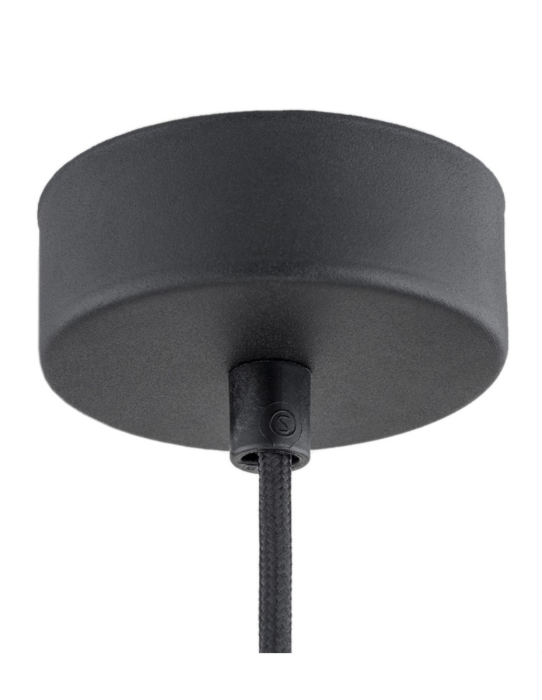 Argon BEVERLY lampa wisząca 1 pł. 1x15W (max) czarny struktura elementy mosiądzowane 4687 Argon BEVERLY lampa wisząca 1 pł. 1x15W (max) czarny struktura elementy mosiądzowane 4687