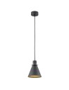 Argon BEVERLY lampa wisząca 1 pł. 1x15W (max) czarny struktura elementy chromowane 4688 Argon BEVERLY lampa wisząca 1 pł. 1x15W (max) czarny struktura elementy chromowane 4688