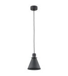 Argon BEVERLY lampa wisząca 1 pł. 1x15W (max) czarny struktura elementy chromowane 4688 Argon BEVERLY lampa wisząca 1 pł. 1x15W (max) czarny struktura elementy chromowane 4688