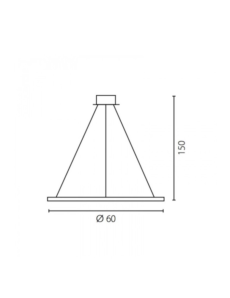 RAMKO Echo Żyrandol 60 LED Zewnętrzny 67883