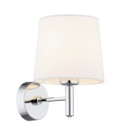 Kinkiety z abażurem - Argon BOLZANO PLUS kinkiet 1 pł. 1x15W (max) śmietankowy chrom 4760 - product 1