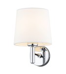 Kinkiety z abażurem - Argon BOLZANO PLUS kinkiet 1 pł. 1x15W (max) śmietankowy chrom 4760 - product 2