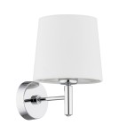 Kinkiety z abażurem - Argon BOLZANO PLUS kinkiet 1 pł. 1x15W (max) śmietankowy chrom 4760 - product 4