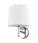 Kinkiety z abażurem - Argon BOLZANO PLUS kinkiet 1 pł. 1x15W (max) śmietankowy chrom 4760 - product 5