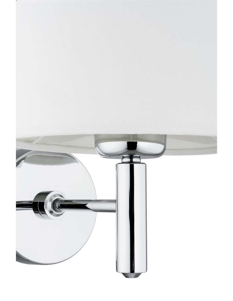 Argon BOLZANO PLUS kinkiet 1 pł. 1x15W (max) śmietankowy chrom 4760