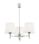 Argon BOLZANO PLUS żyrandol 3 pł. 3x15W (max) śmietankowy chrom 6114 Argon BOLZANO PLUS żyrandol 3 pł. 3x15W (max) śmietankowy chrom 6114