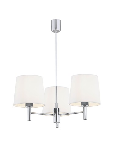 Argon BOLZANO PLUS żyrandol 3 pł. 3x15W (max) śmietankowy chrom 6114