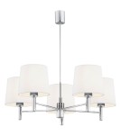 Żyrandole 5 punktowe - Argon BOLZANO PLUS żyrandol 5 pł. 5x15W (max) śmietankowy chrom 2110 - product 1